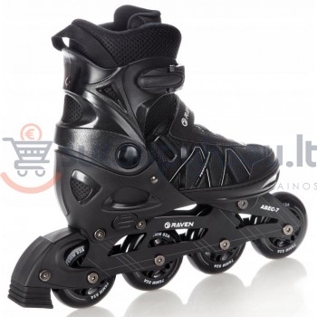 Reguliuojami riedučiai Raven Expert Black, 40–43 Reguliuojami riedučiai Raven Expert Black, 40–43